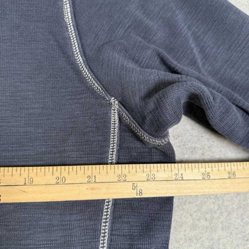 Tommy Bahama Men's L Blue 1/4 Zip Pullover Sweater‎ Golf Resort Coastal Cotton